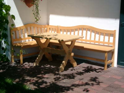 Gartenbank in Fichte