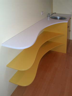 Praxiseinrichtung Schleiflack